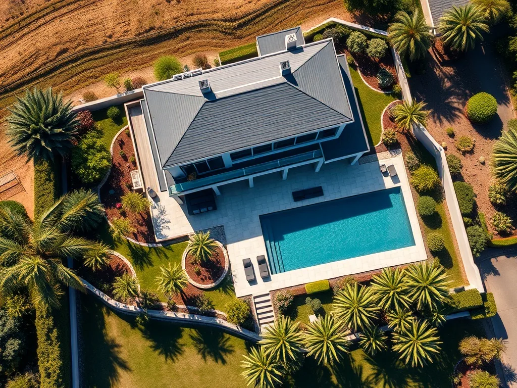 real estate drone photography